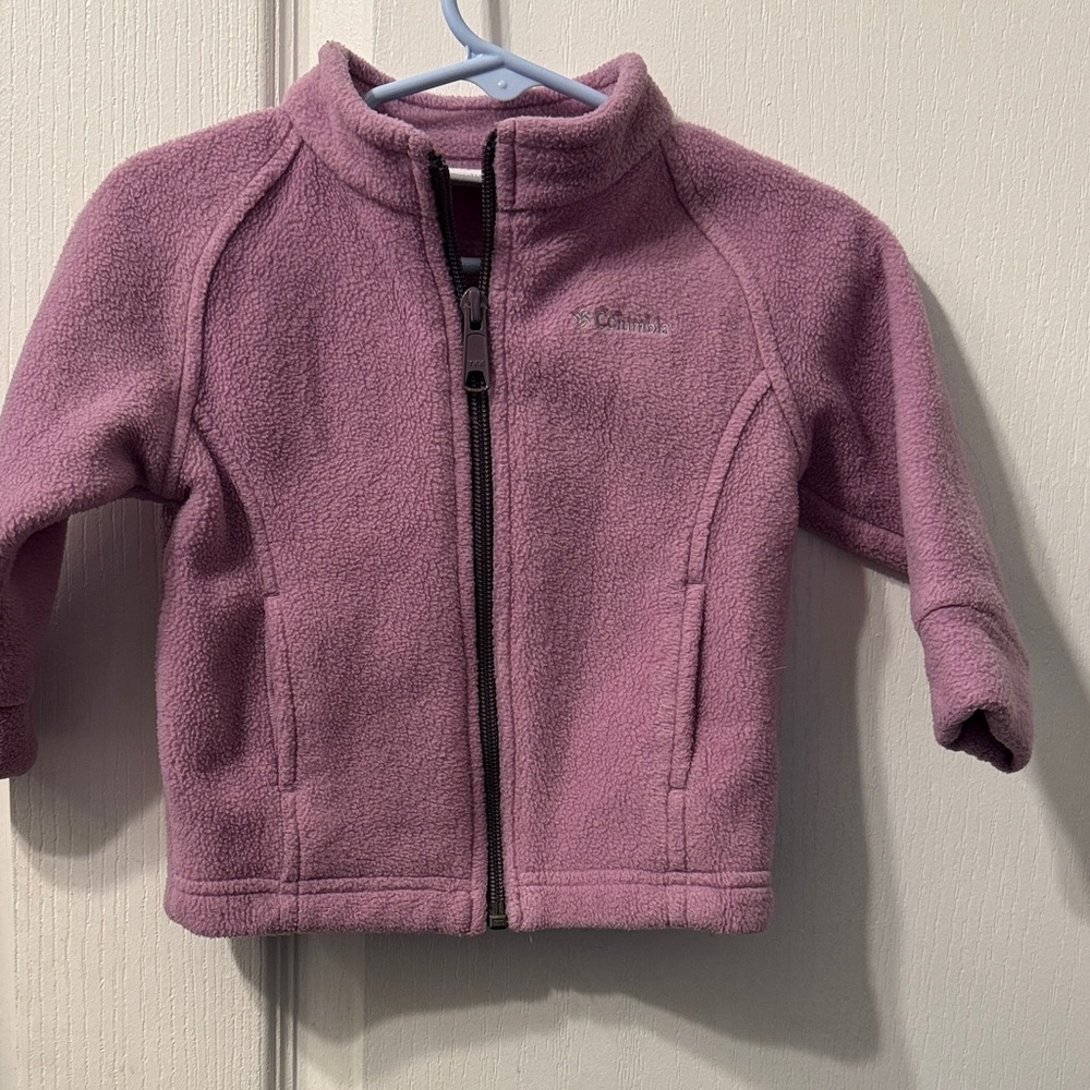 Columbia Soft Lavender Fleece Jacket
